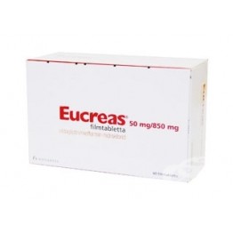 Эукреас (Eucreas) 50мг/850мг (60шт)
