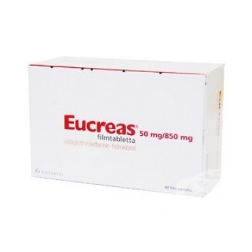 Эукреас (Eucreas) 50мг/850мг (60шт)